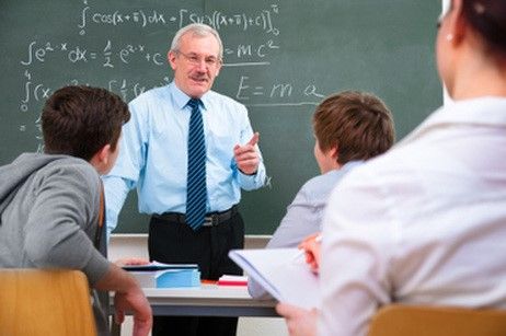 Man teaching a class